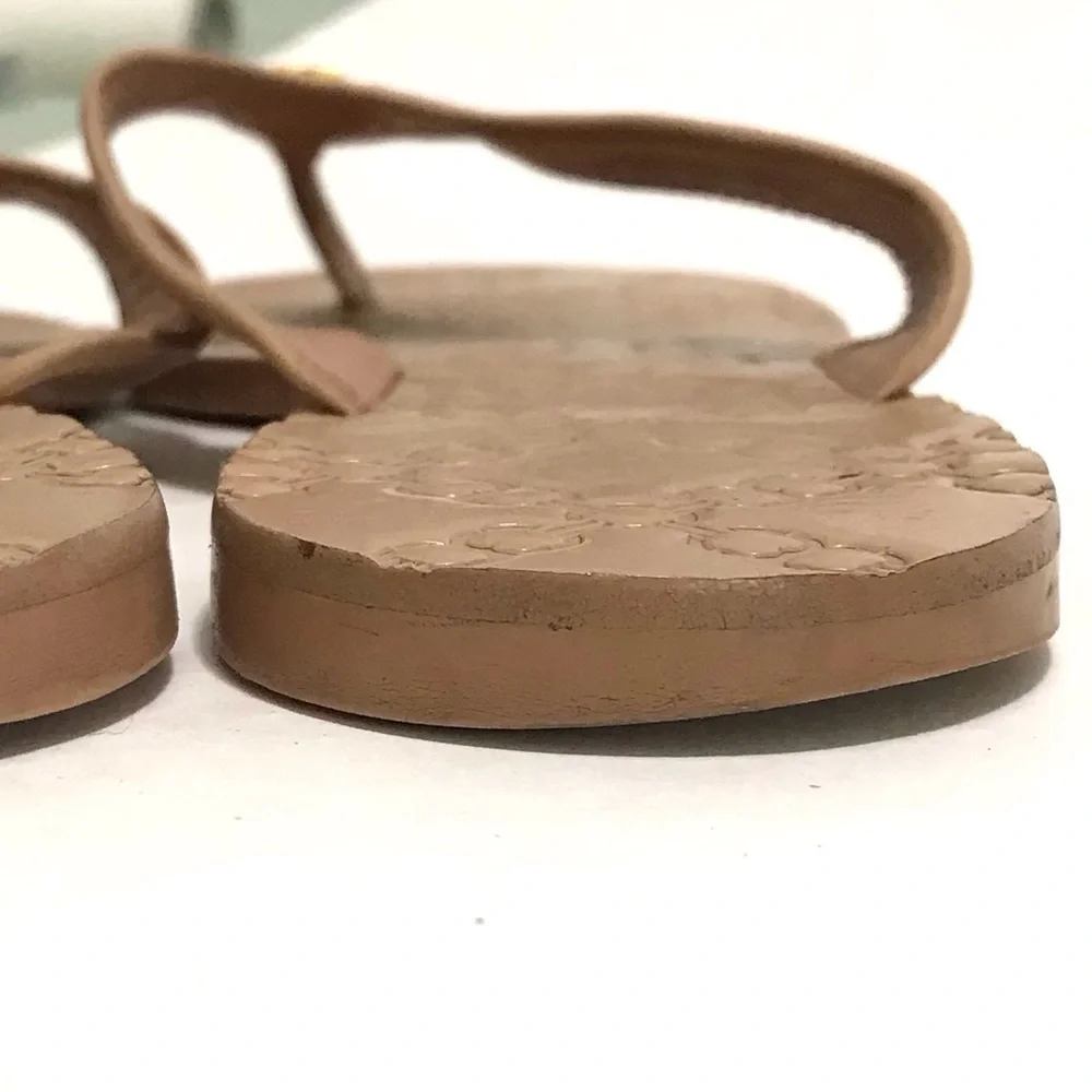 Tory Burch Leather Monroe Sandals in Blush Tan Size 9.5